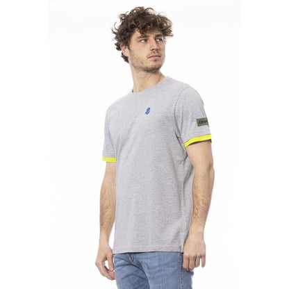 T-shirt da uomo in cotone grigio Invicta