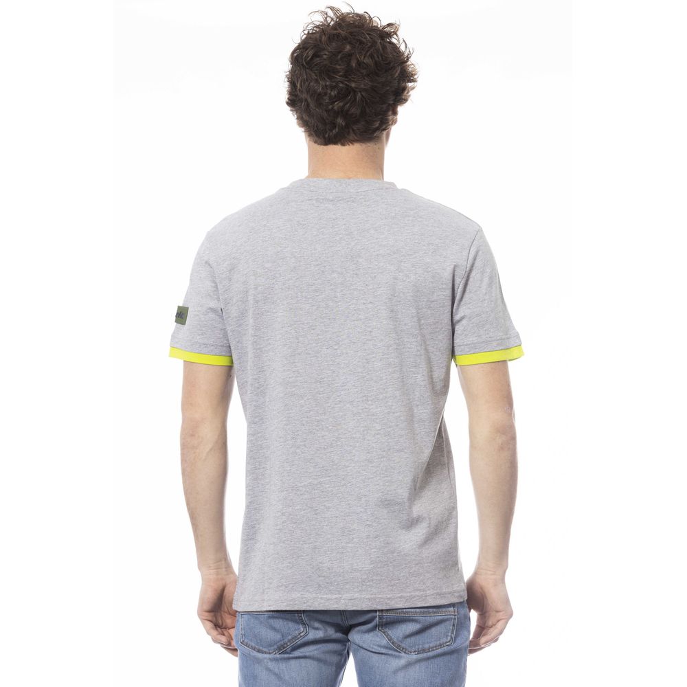 T-shirt da uomo in cotone grigio Invicta