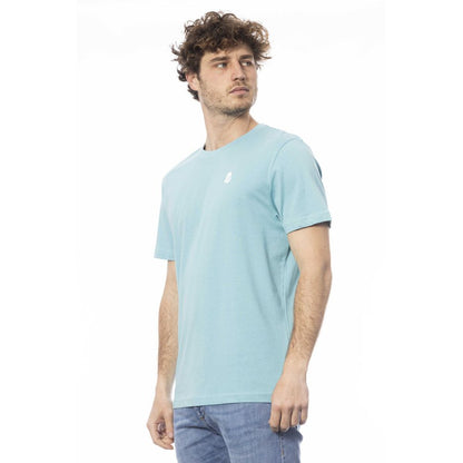 T-shirt da uomo in cotone azzurro Invicta