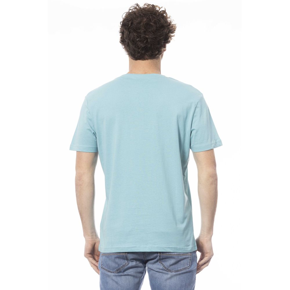 T-shirt da uomo in cotone azzurro Invicta