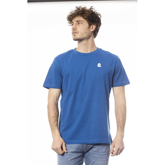 T-shirt da uomo in cotone blu Invicta