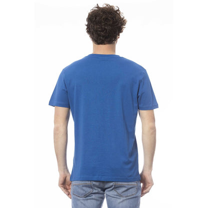 T-shirt da uomo in cotone blu Invicta