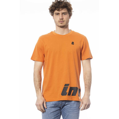 T-shirt da uomo in cotone arancione Invicta