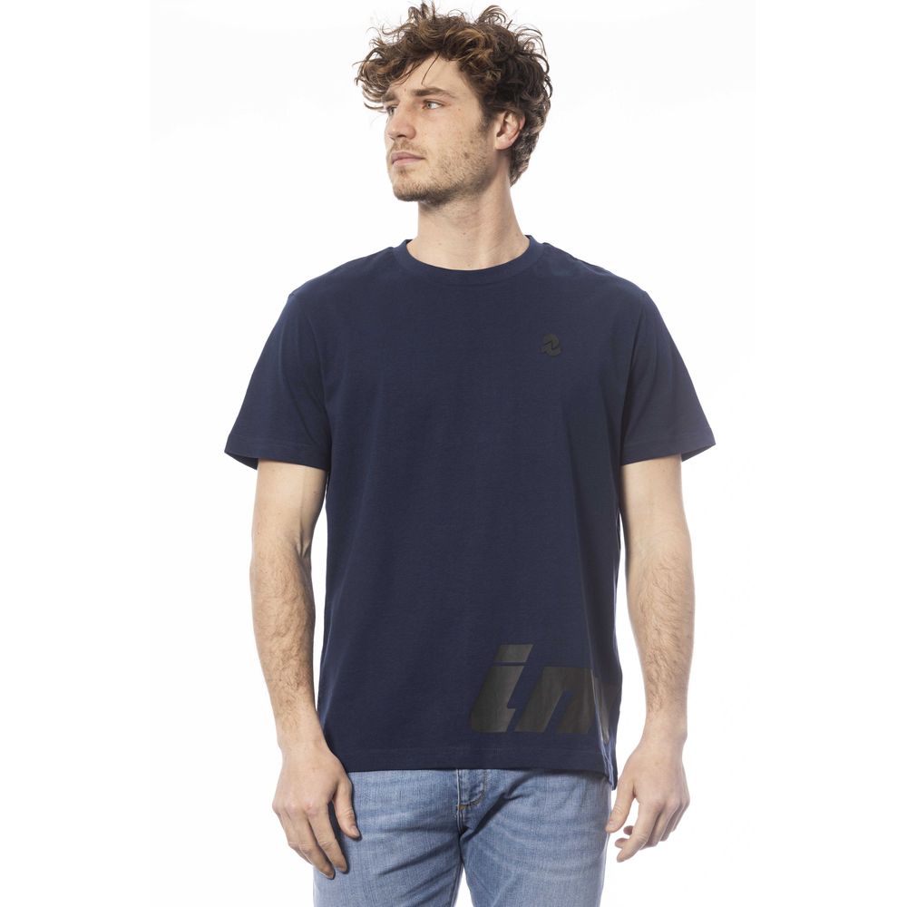 T-shirt da uomo in cotone blu Invicta