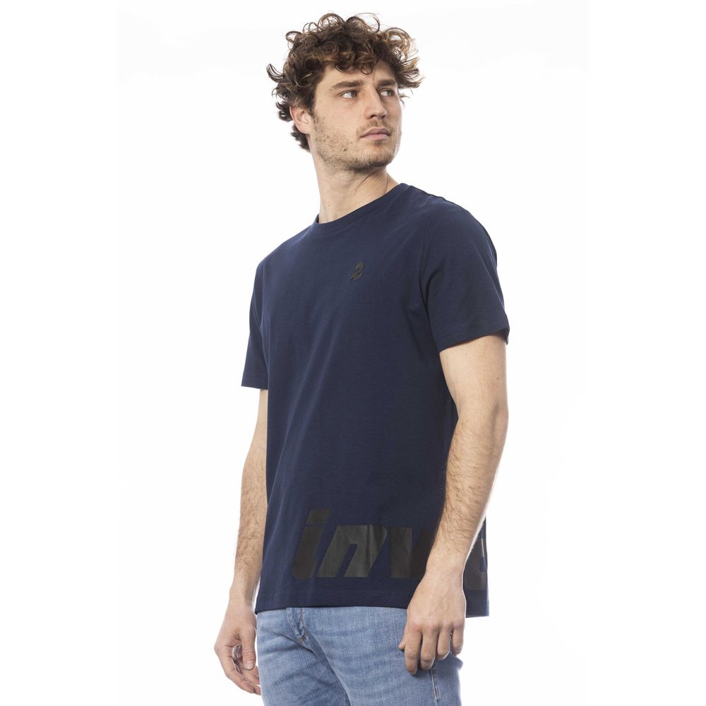 T-shirt da uomo in cotone blu Invicta