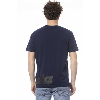 T-shirt da uomo in cotone blu Invicta