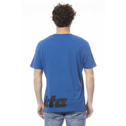 T-shirt da uomo in cotone blu Invicta