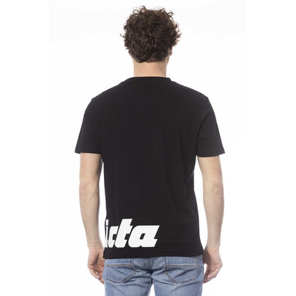 T-shirt da uomo in cotone nero Invicta