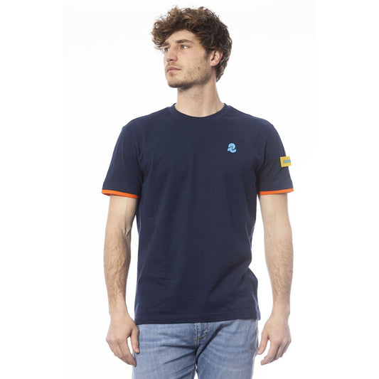 T-shirt da uomo in cotone blu Invicta