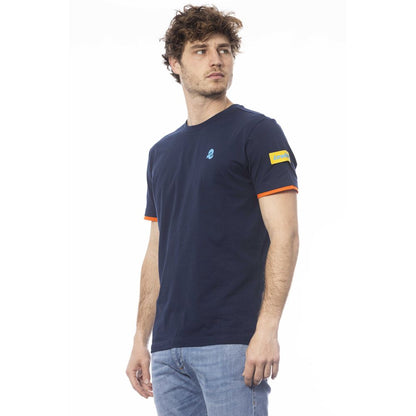 T-shirt da uomo in cotone blu Invicta