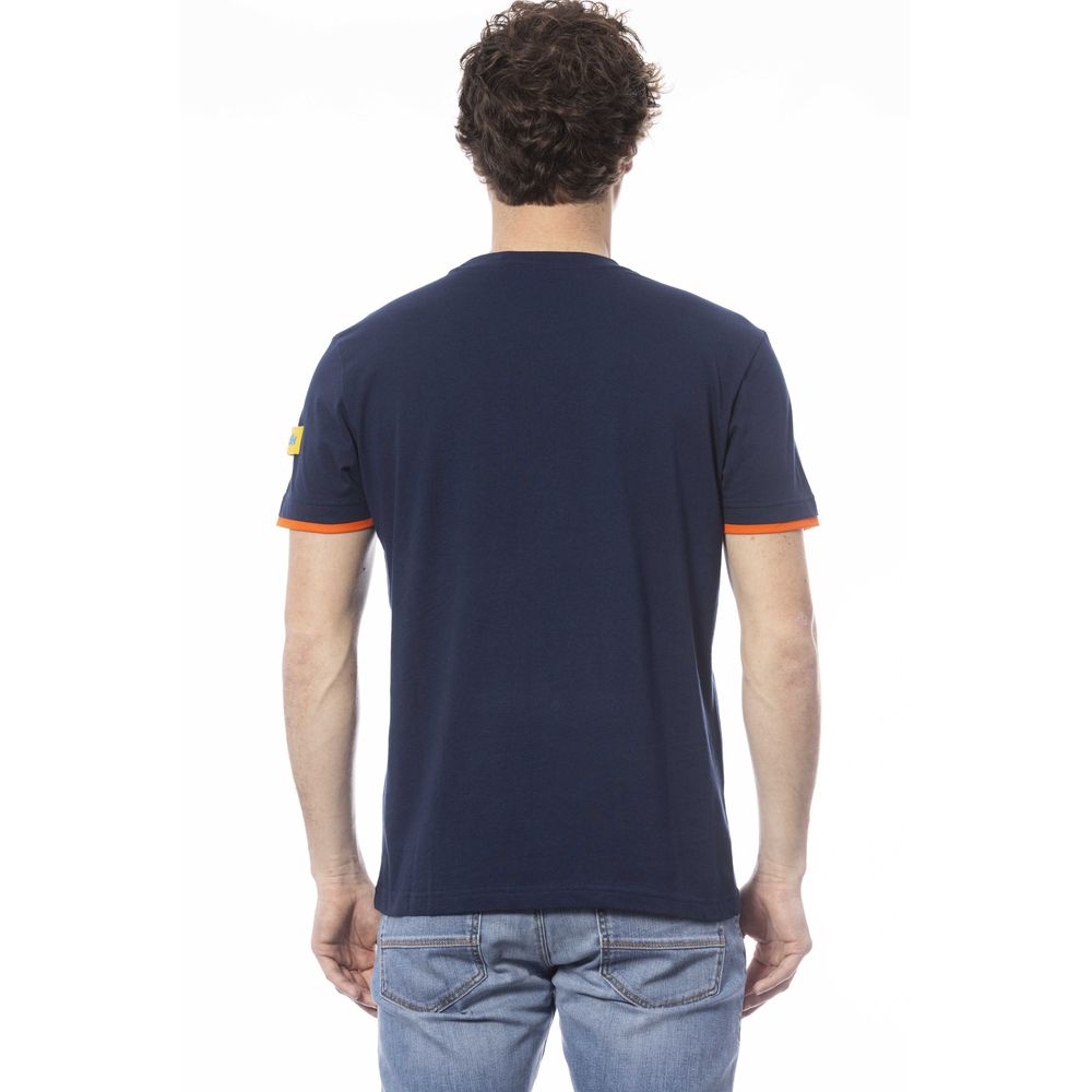 T-shirt da uomo in cotone blu Invicta