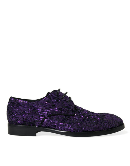 Dolce &amp; Gabbana eleganti scarpe eleganti Oxford con paillettes