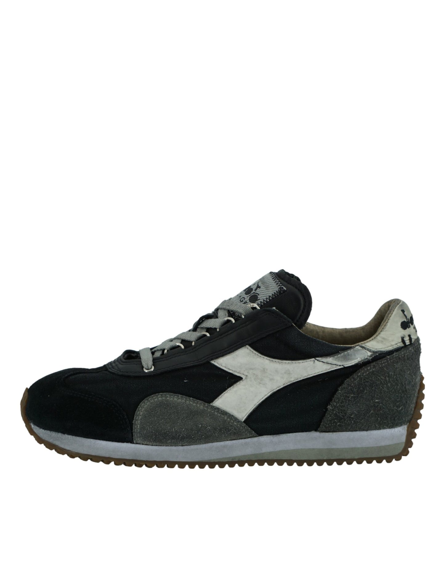 Sneakers Diadora Equipe H Dirty Stone Wash Evo nere e grigie