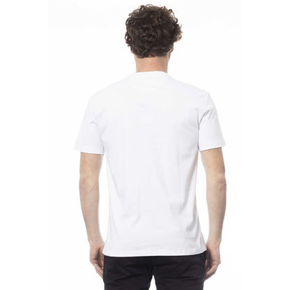 T-shirt Trussardi in cotone bianco da uomo