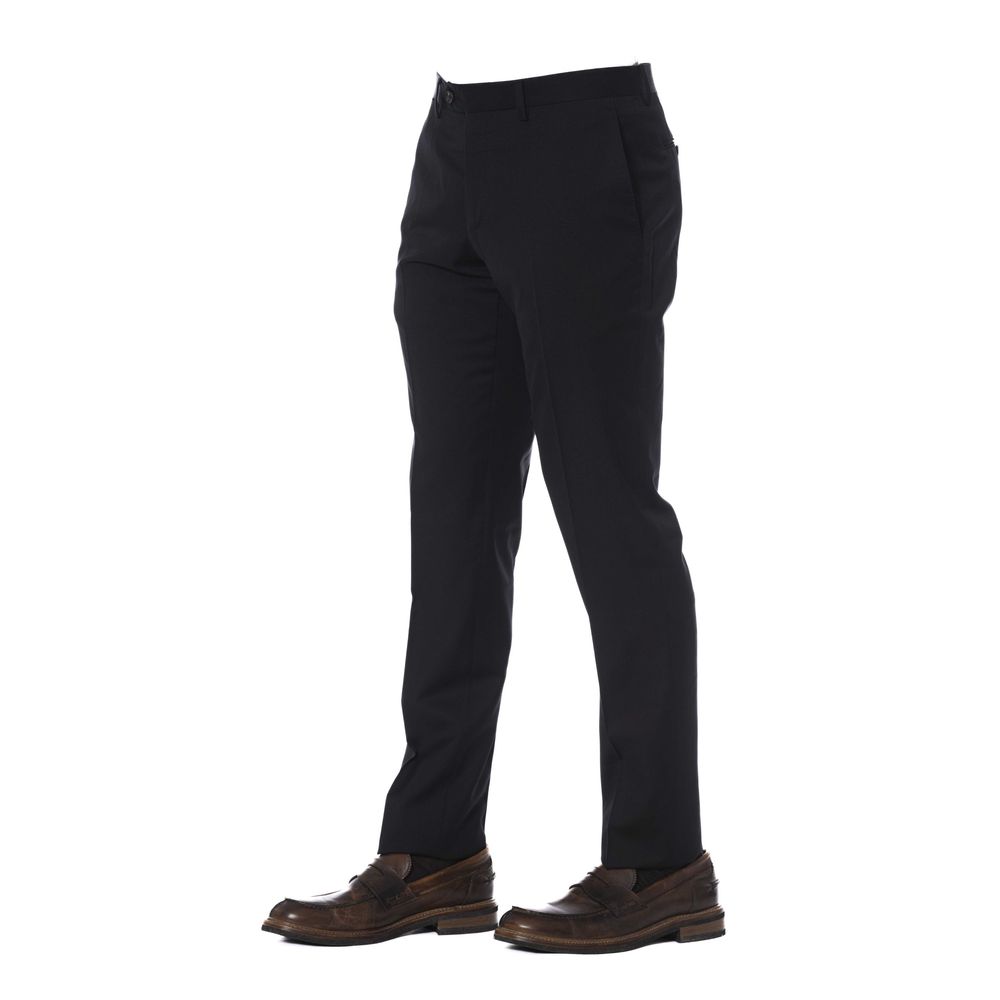 Trussardi Pantalone Uomo Lana Vergine Nero