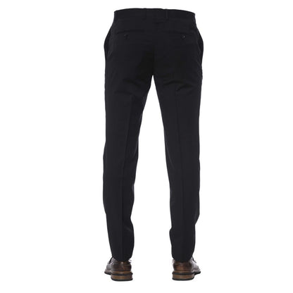 Trussardi Pantalone Uomo Lana Vergine Nero