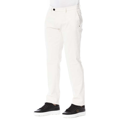 Trussardi Pantalone Uomo Cotone Bianco