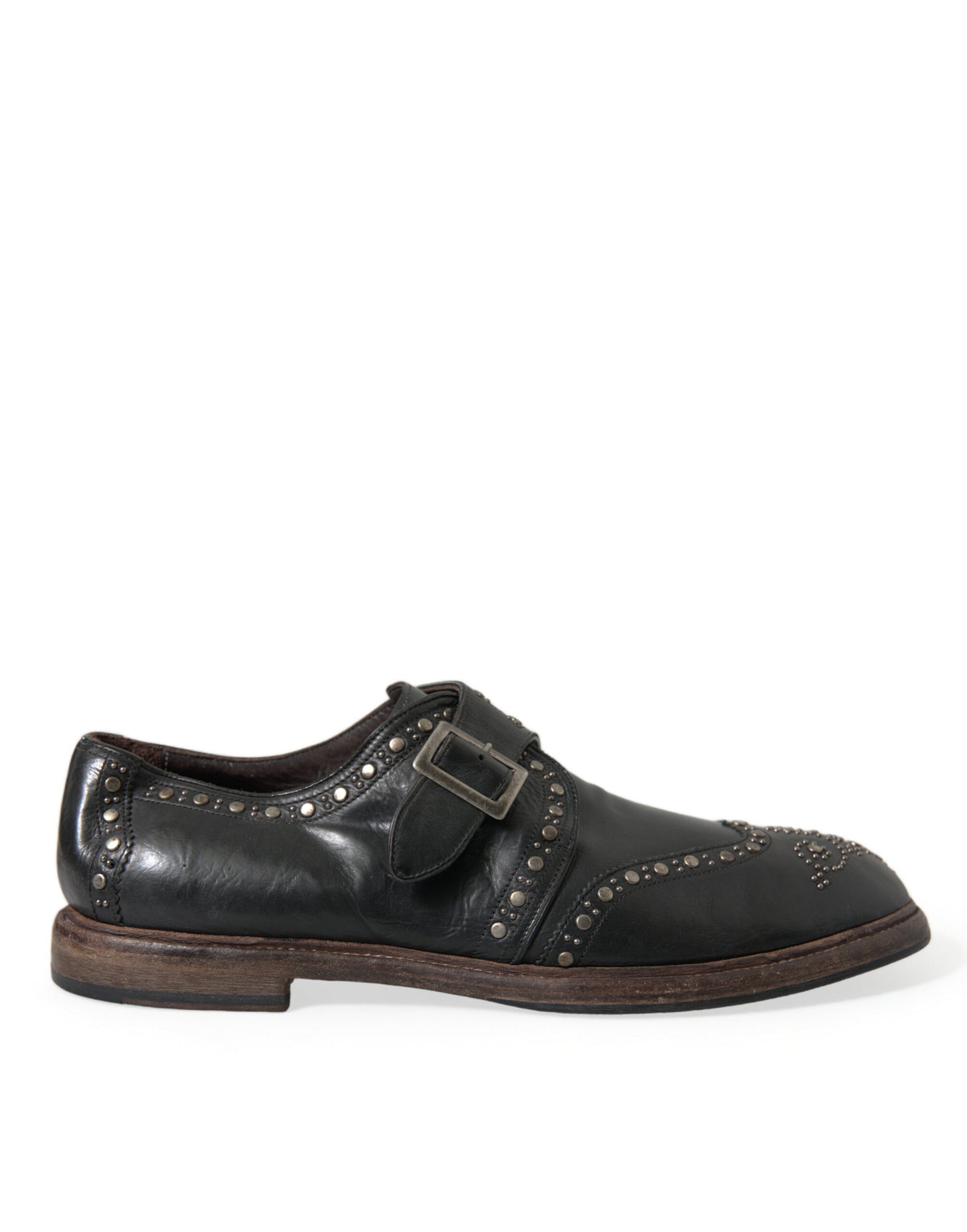 Dolce &amp; Gabbana Monk Strap eleganti in pelle di vitello