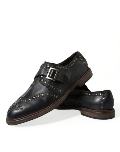 Dolce &amp; Gabbana Monk Strap eleganti in pelle di vitello