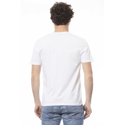 T-shirt da uomo in cotone bianco Ungaro Sport