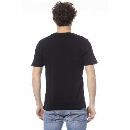 T-shirt da uomo in cotone nero Ungaro Sport