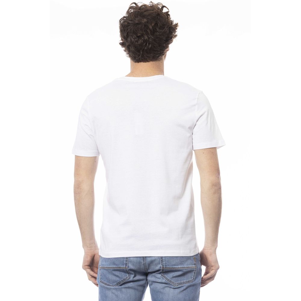 T-shirt da uomo in cotone bianco Ungaro Sport