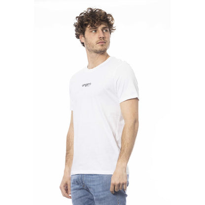 T-shirt da uomo in cotone bianco Ungaro Sport