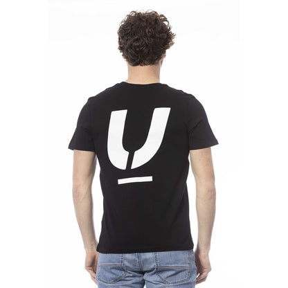 T-shirt da uomo in cotone nero Ungaro Sport