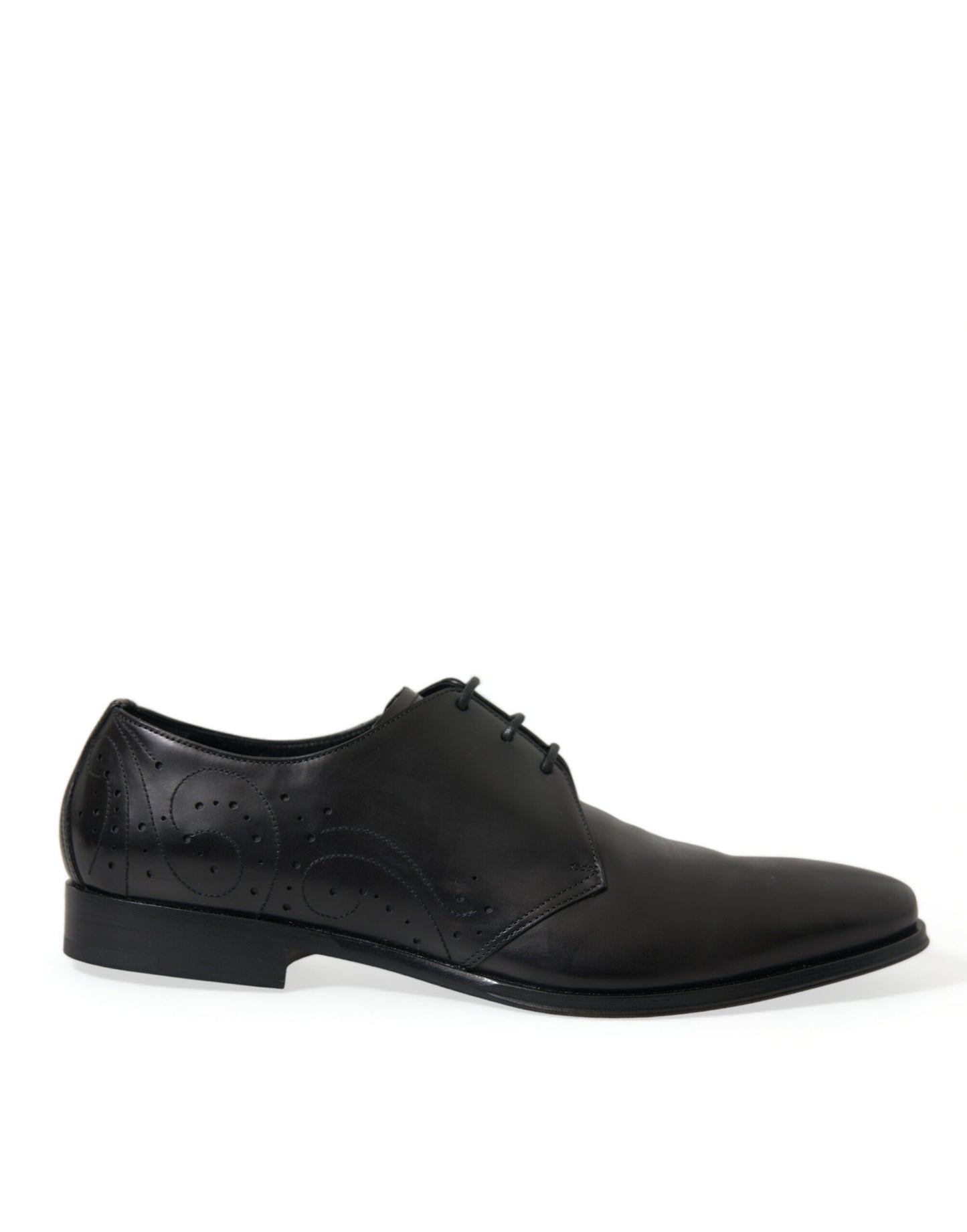 Dolce &amp; Gabbana eleganti scarpe derby in pelle nera