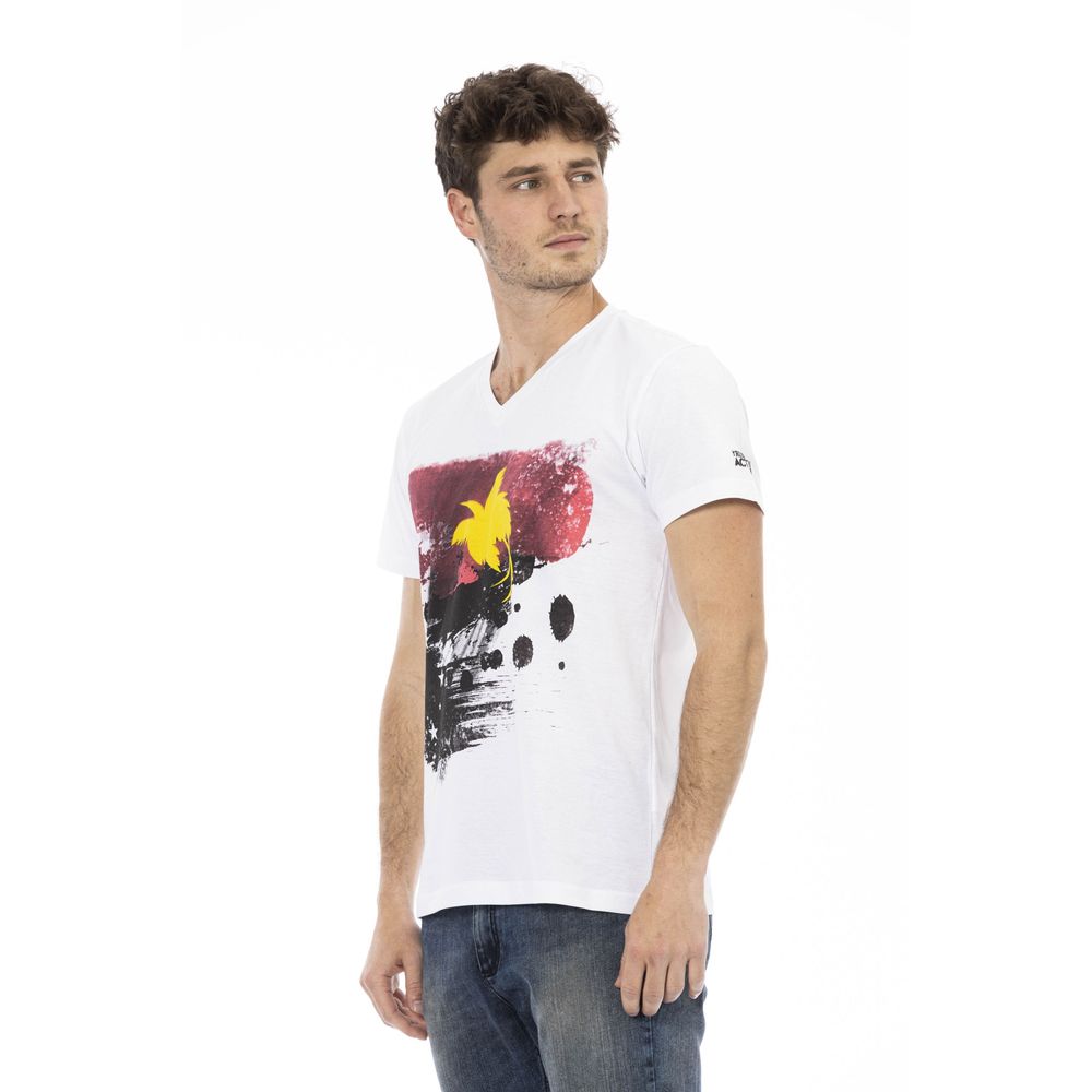 Trussardi Action T-shirt Uomo Cotone Bianco