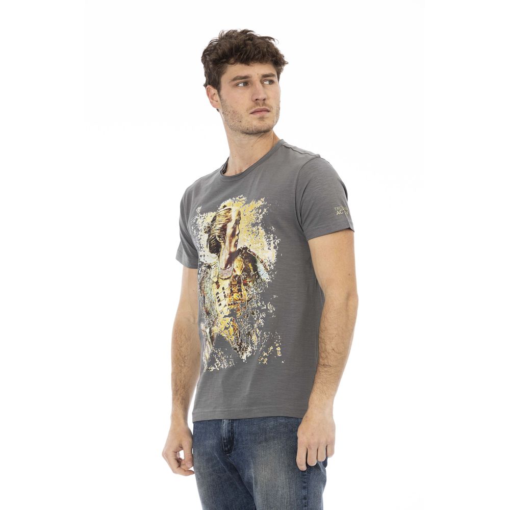 Trussardi Action T-Shirt Uomo Cotone Grigio