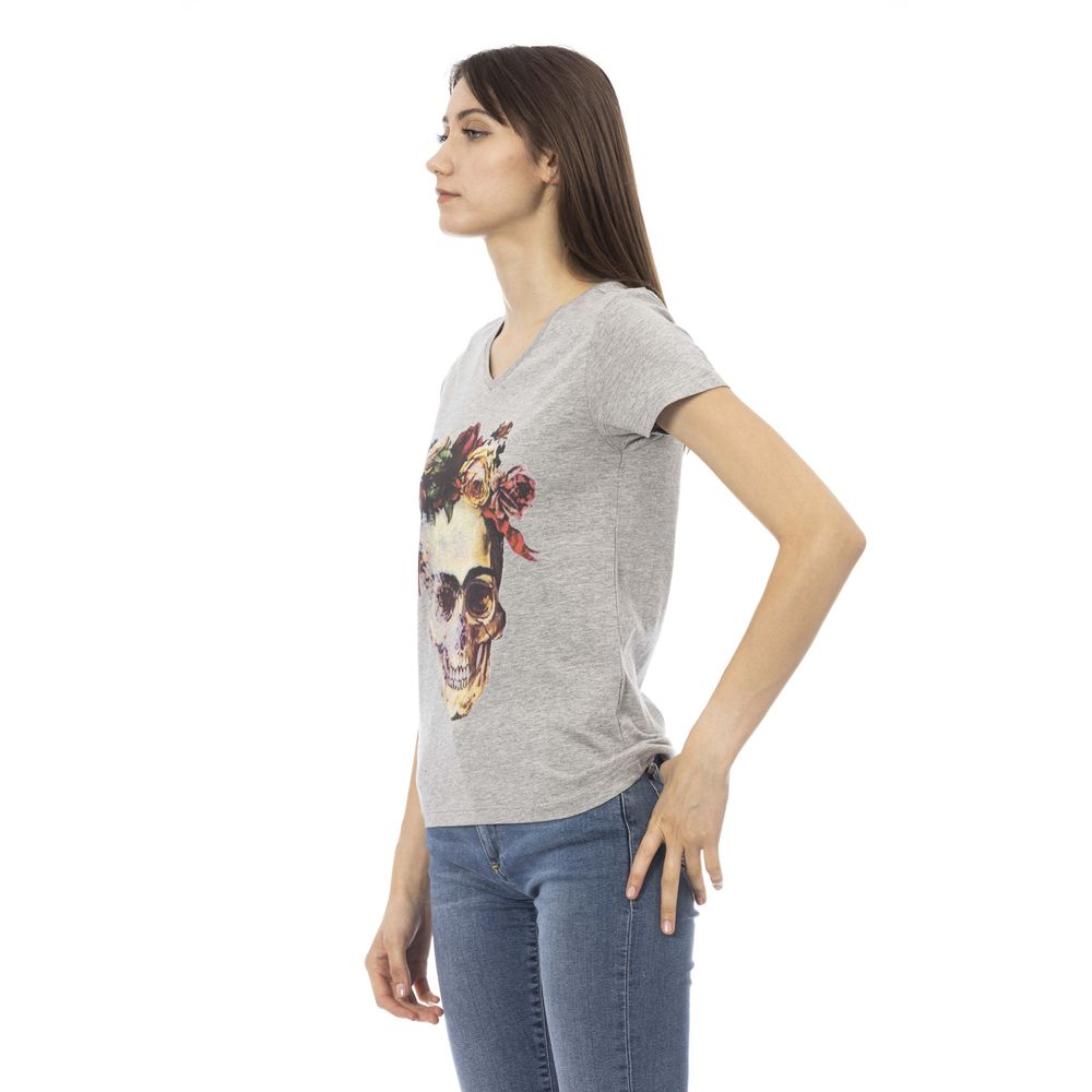 Trussardi Action Maglia Donna Cotone Grigio