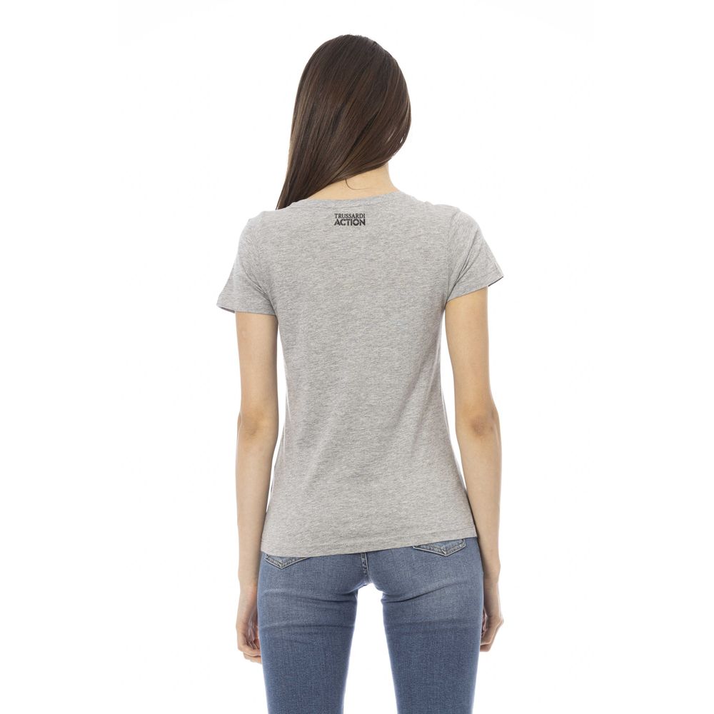 Trussardi Action Maglia Donna Cotone Grigio