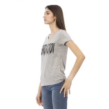 Trussardi Action Top Donna Cotone Grigio