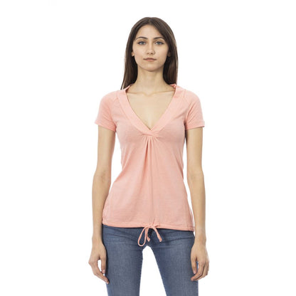 Trussardi Action Pink Cotton Women Top