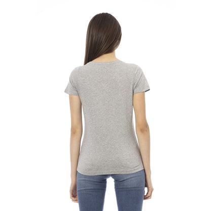 Trussardi Action Top Donna Cotone Grigio