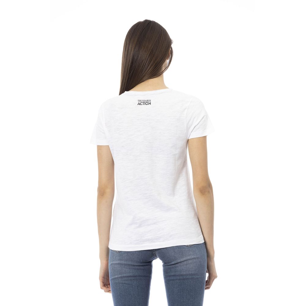 Trussardi Action T-Shirt Donna Cotone Bianco