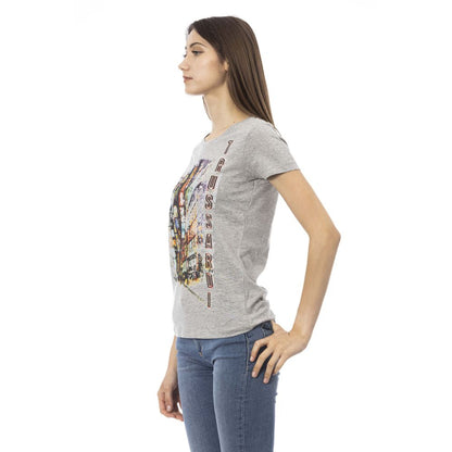 Trussardi Action Maglia Donna Cotone Grigio