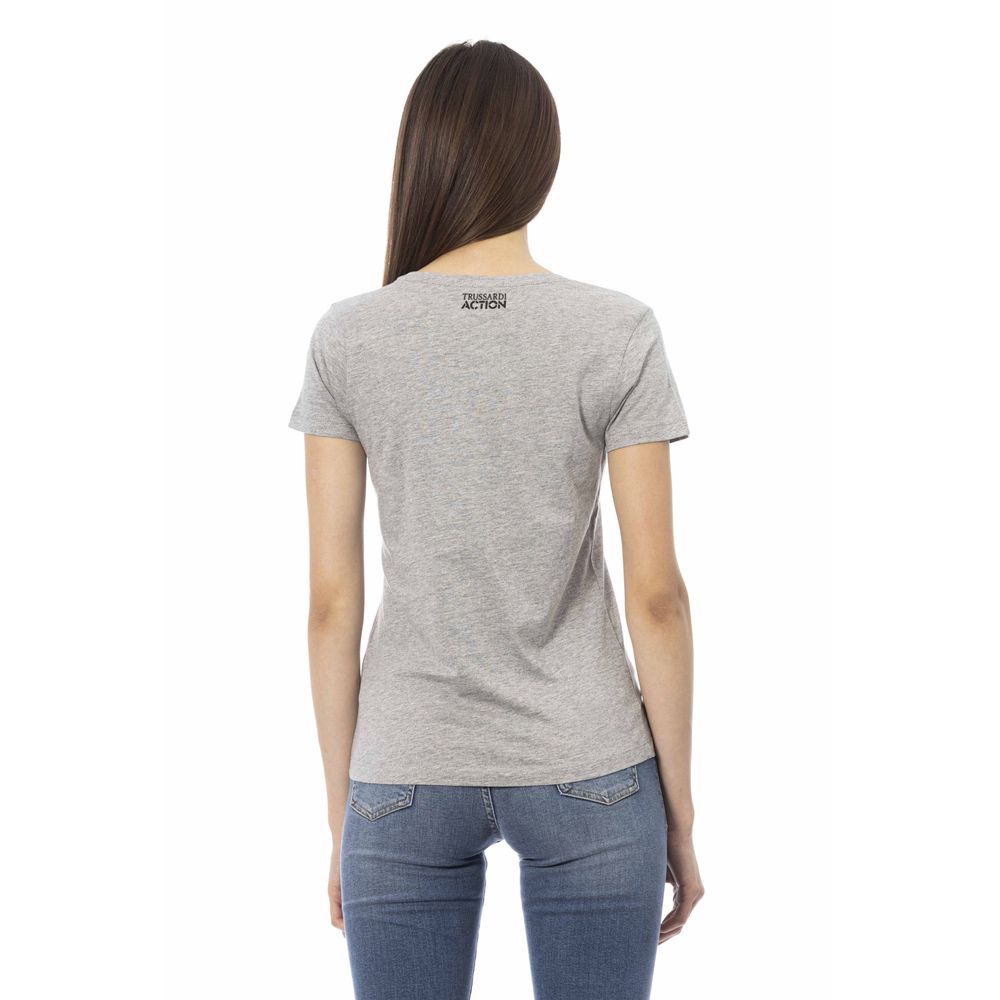 Trussardi Action Maglia Donna Cotone Grigio