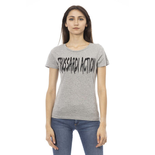 Trussardi Action Maglia Donna Cotone Grigio