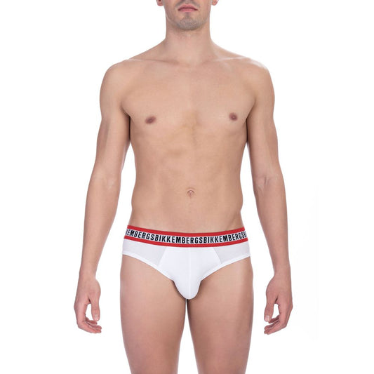 Slip uomo cotone bianco Bikkembergs