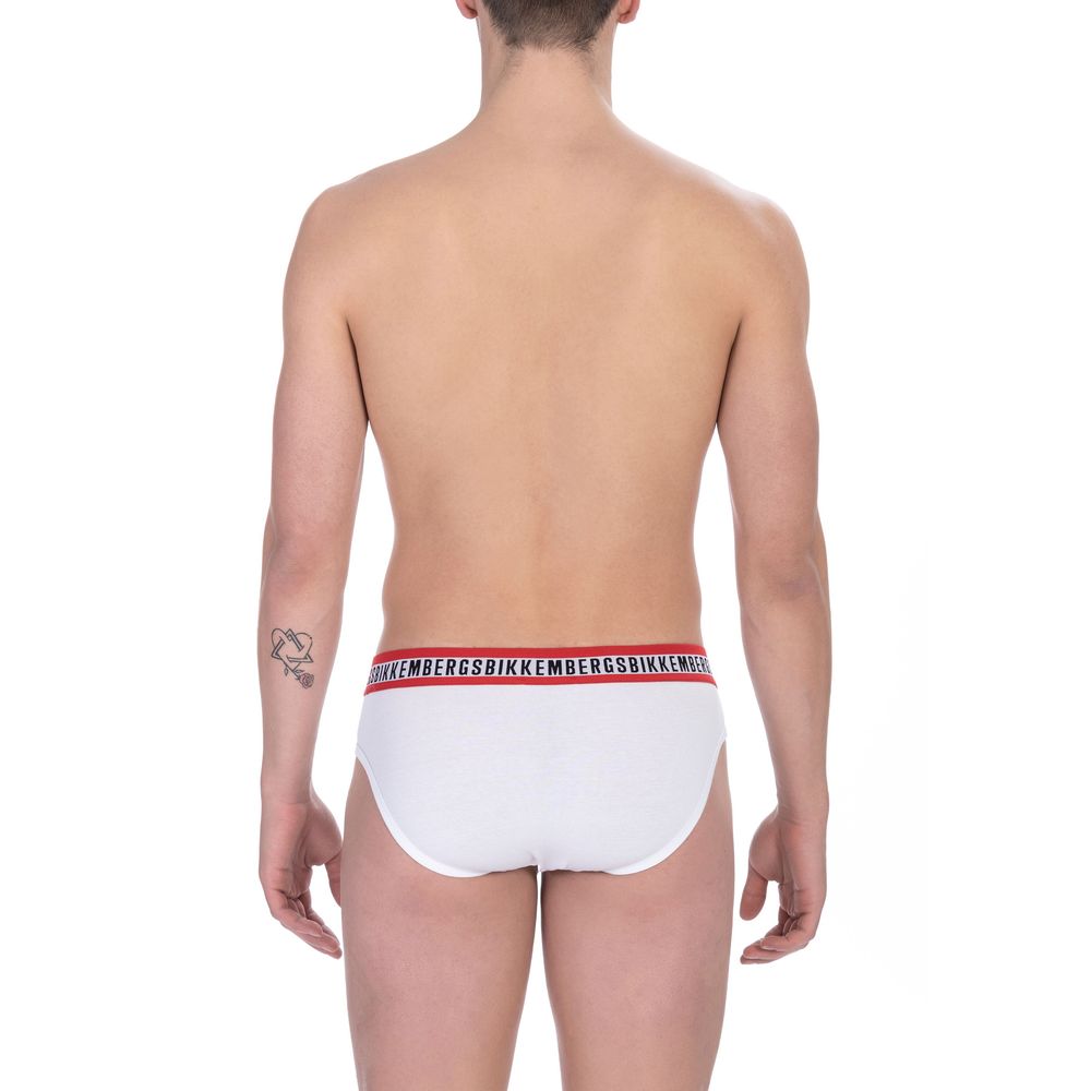 Slip uomo cotone bianco Bikkembergs