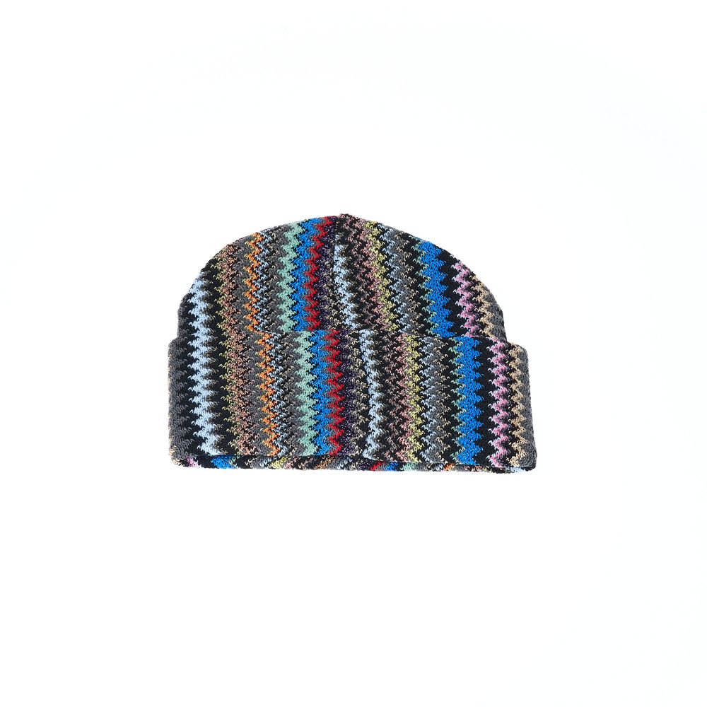 Cappello da donna in lana multicolore Missoni