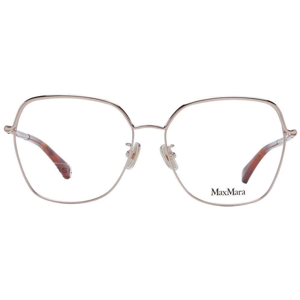 Max Mara Rose Gold Women Optical Frames