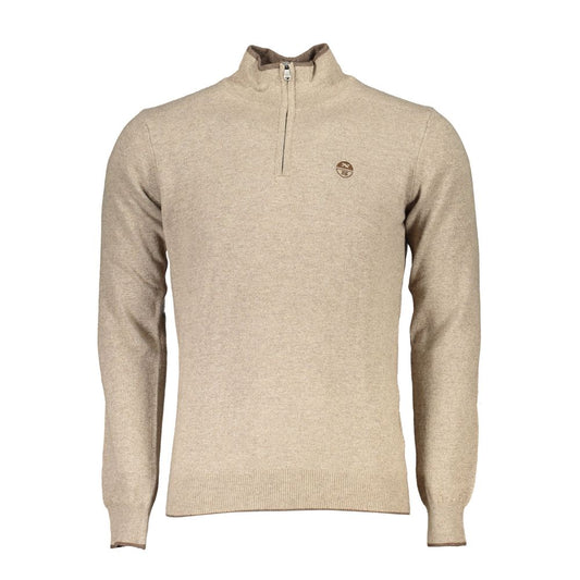 North Sails Beige Polyamide Men Sweater