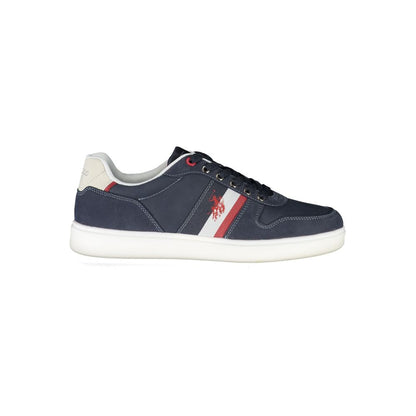 US POLO ASSN. Sneakers sportive stringate con dettagli a contrasto