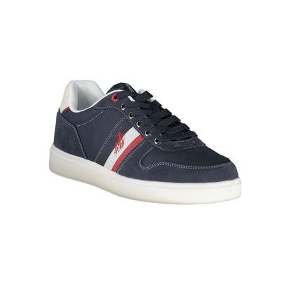 US POLO ASSN. Sneakers sportive stringate con dettagli a contrasto