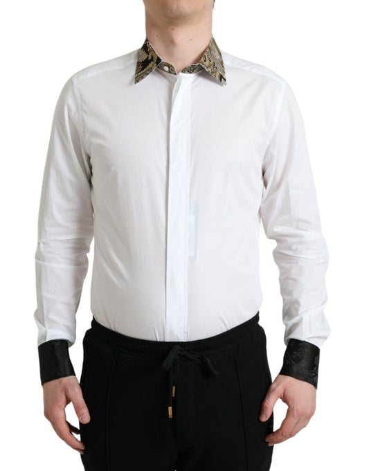 Dolce &amp; Gabbana Camicia elegante con dettagli dorati