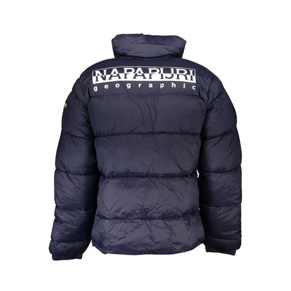 Napapijri Blue Polyamide Men Jacket