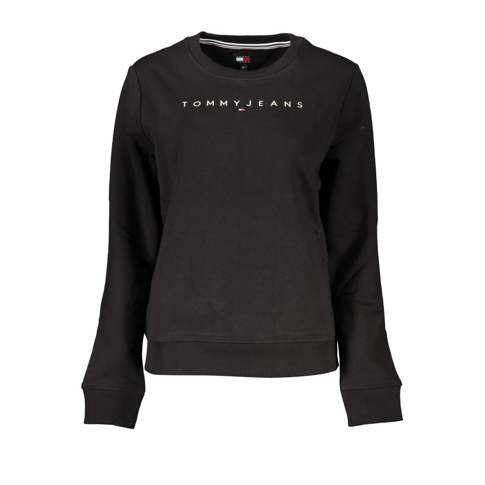 Tommy Hilfiger Black Cotton Women Sweater